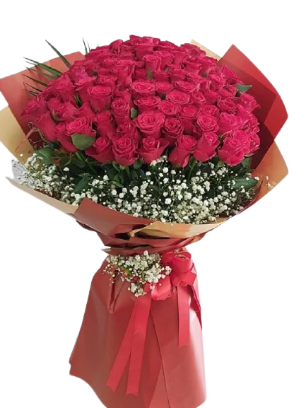 Sevgi Dolu 80 Gül Buketi